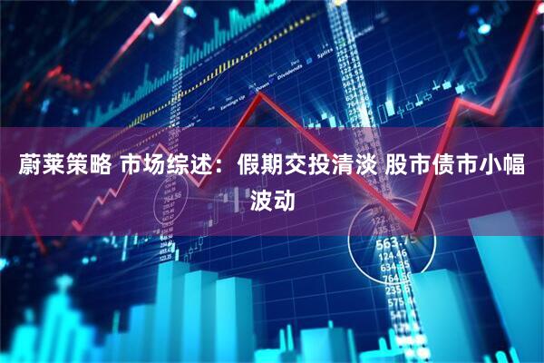 蔚莱策略 市场综述：假期交投清淡 股市债市小幅波动