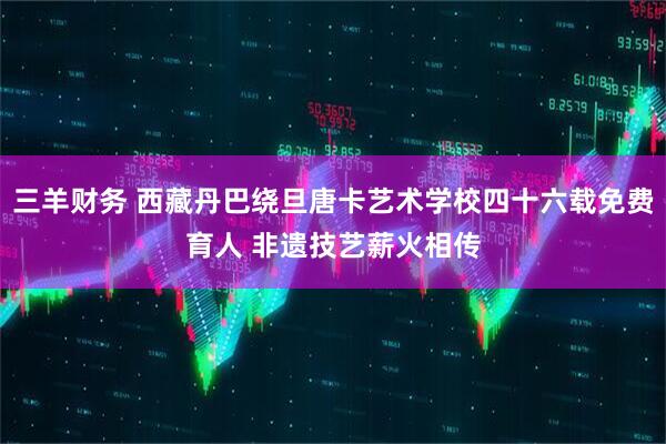 三羊财务 西藏丹巴绕旦唐卡艺术学校四十六载免费育人 非遗技艺薪火相传