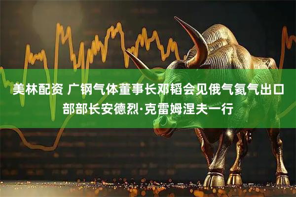 美林配资 广钢气体董事长邓韬会见俄气氦气出口部部长安德烈·克雷姆涅夫一行