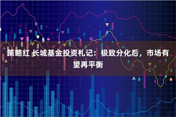 策略红 长城基金投资札记：极致分化后，市场有望再平衡