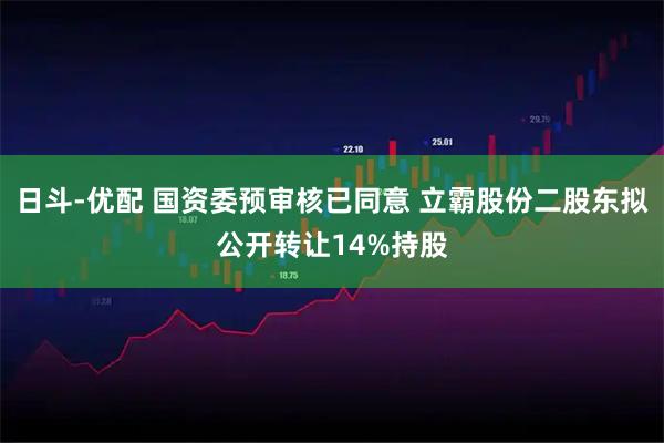 日斗-优配 国资委预审核已同意 立霸股份二股东拟公开转让14%持股