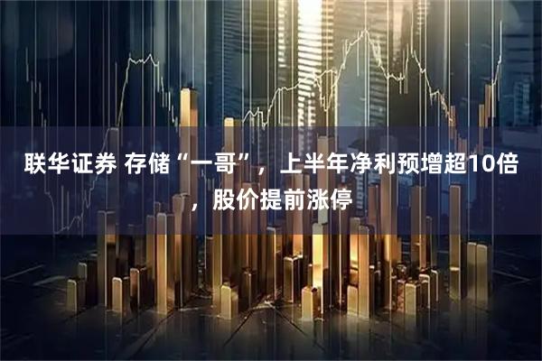联华证券 存储“一哥”,上半年净利预增超10倍,股价提前涨停