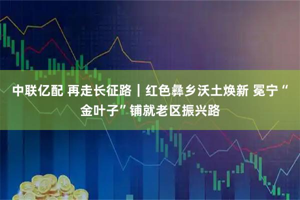 中联亿配 再走长征路｜红色彝乡沃土焕新 冕宁“金叶子”铺就老区振兴路
