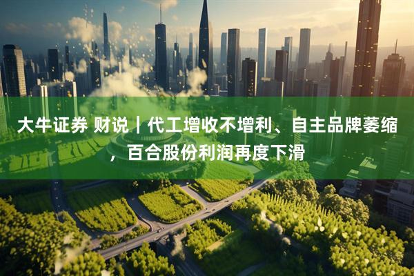 大牛证券 财说｜代工增收不增利、自主品牌萎缩，百合股份利润再度下滑